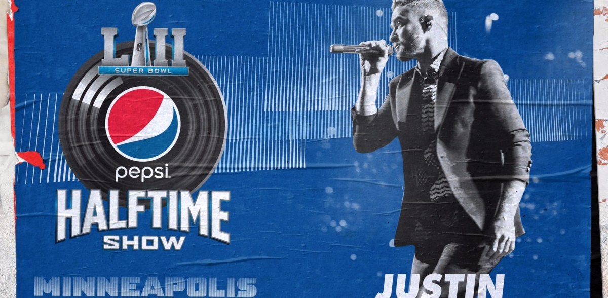 Justin Timberlake en la Super Bowl 2018