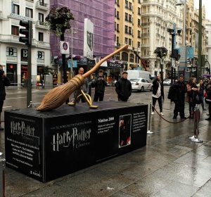 Escultura de Harry Potter exhibida en Madrid Escultura de Harry Potter exhibida en Madrid