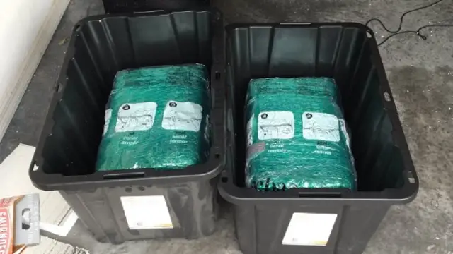 29 kilos de marihuana en Amazon