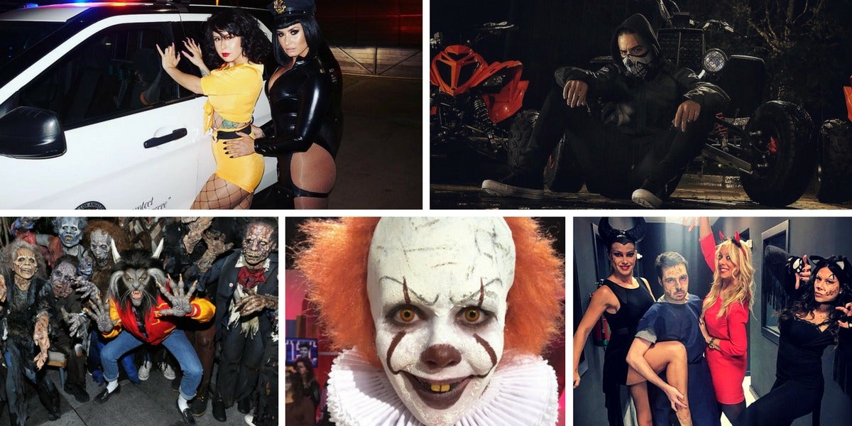 Los famosos en Halloween 2017