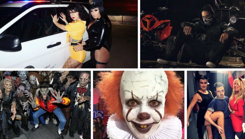Los famosos en Halloween 2017