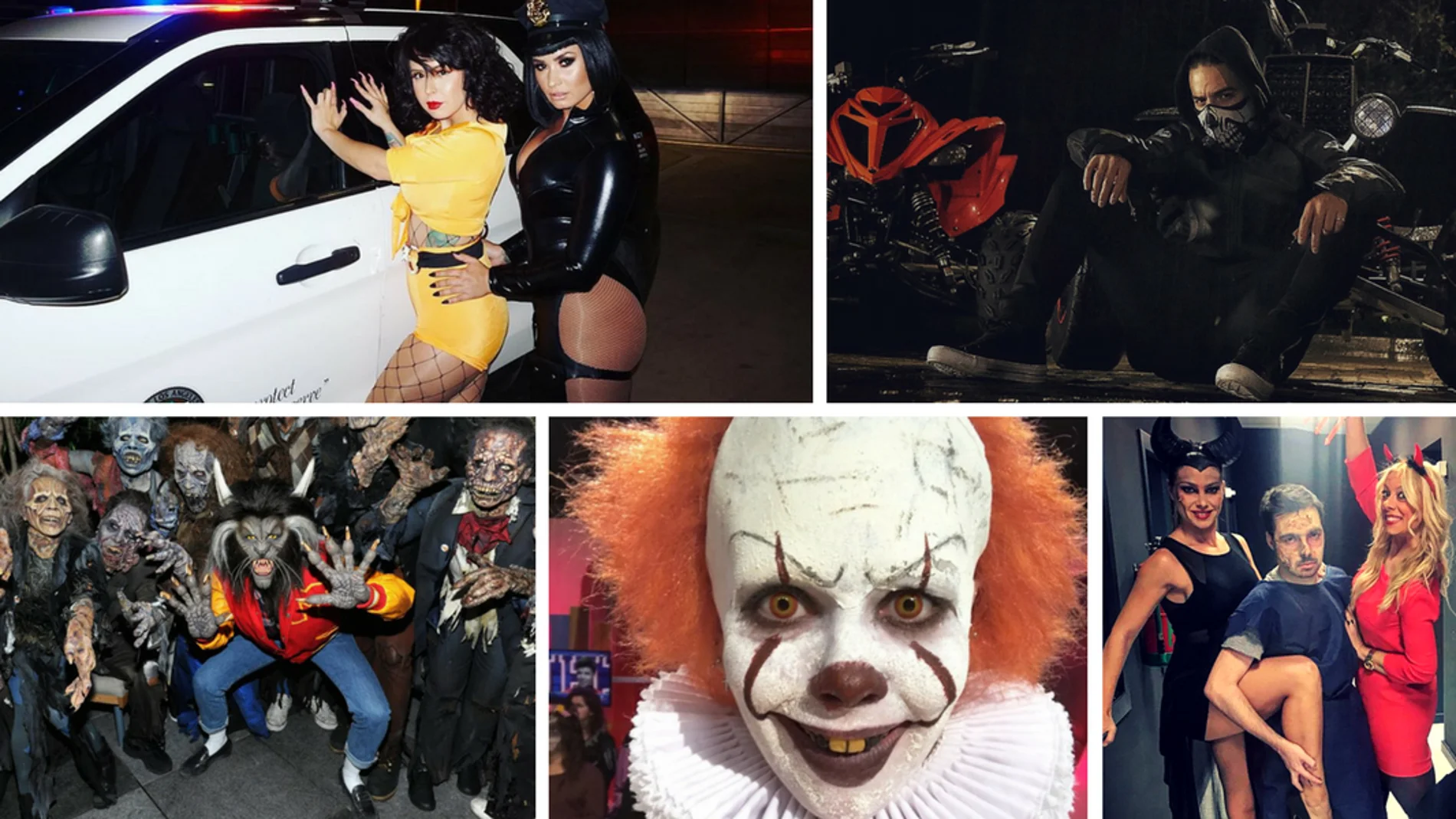 Los famosos en Halloween 2017 Los famosos en Halloween 2017