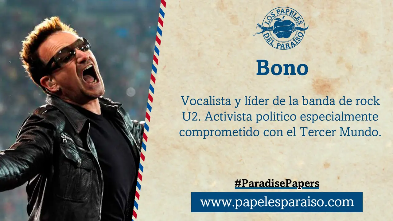 Bono, vocalista de U2 Bono, vocalista de U2