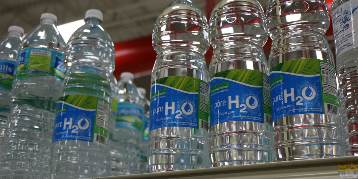 Botellas de agua