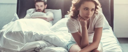 Pareja en la cama Pareja en la cama