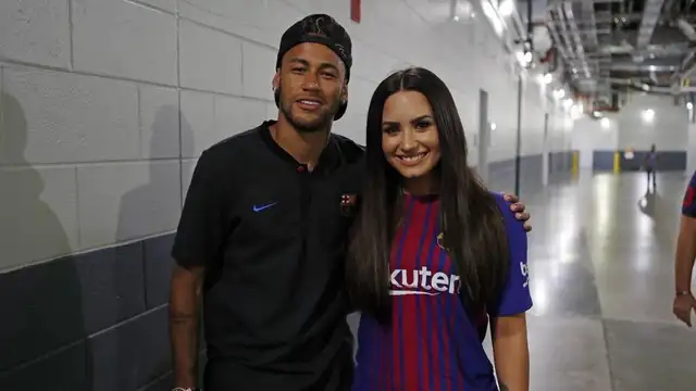 Neymar y Demi Lovato