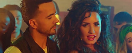 Luis Fonsi y Demi Lovato en 'Échame la culpa'