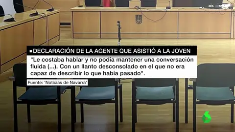 Declaración de la agente que asistió a la joven Declaración de la agente que asistió a la joven