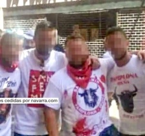 Los miembros de 'La Manada' en San Fermín Los miembros de 'La Manada' en San Fermín