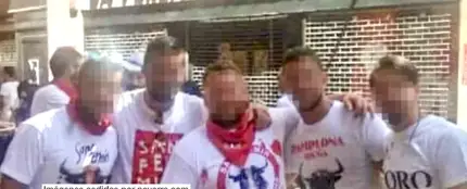 Los miembros de 'La Manada' en San Fermín Los miembros de 'La Manada' en San Fermín