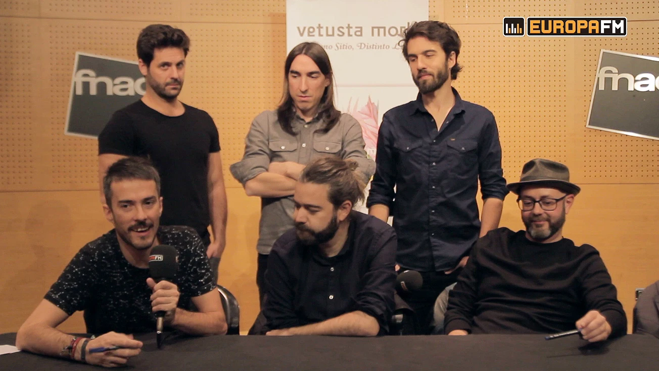 Vetusta Morla durante la entrevista con Europa FM