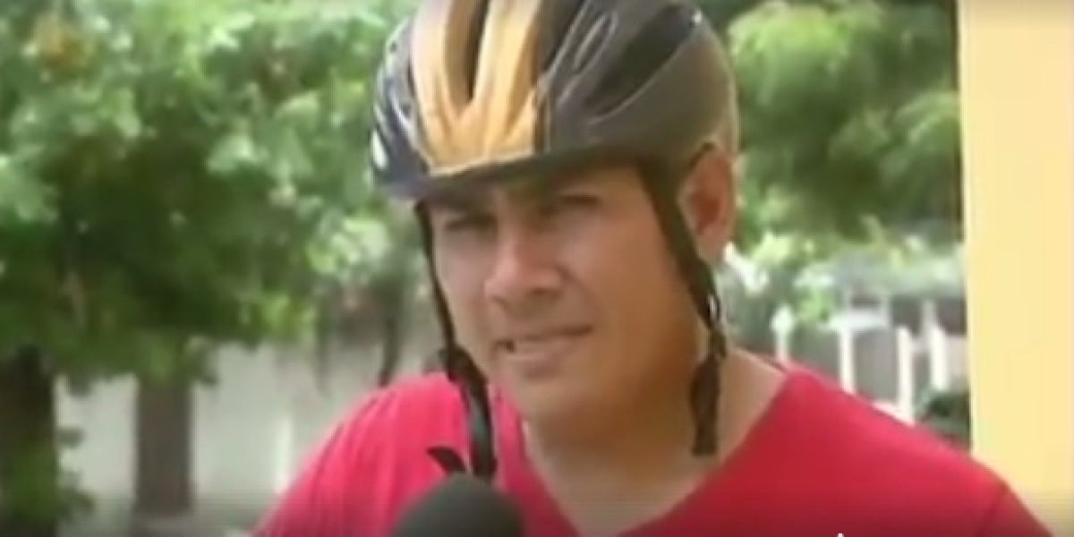 El gran error de una periodista durante una entrevista en un accidente