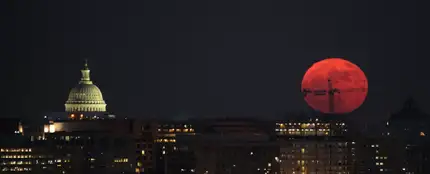 Washington y la superluna (04/12/2017) Washington y la superluna (04/12/2017)