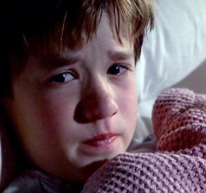 Haley Joel Osment en 'El sexto sentido' Haley Joel Osment en 'El sexto sentido'
