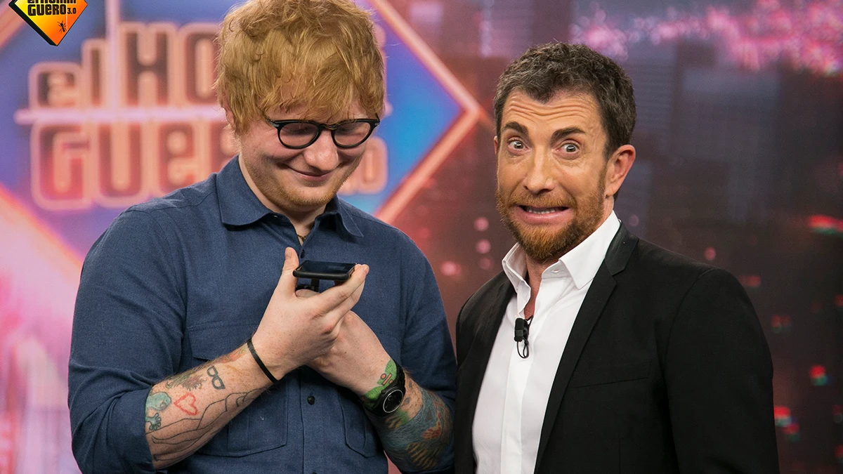 Ed Sheeran y Pablo Motos en 'El Hormiguero 3.0'.