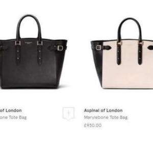 Los bolsos Aspinal Of London "rebajados" a menos de 10 euros en la web de Harrods Los bolsos Aspinal Of London "rebajados" a menos de 10 euros en la web de Harrods
