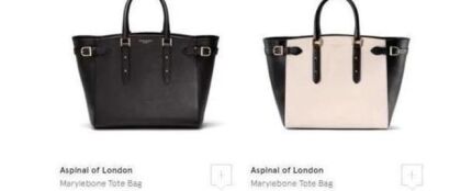 Los bolsos Aspinal Of London &quot;rebajados&quot; a menos de 10 euros en la web de Harrods