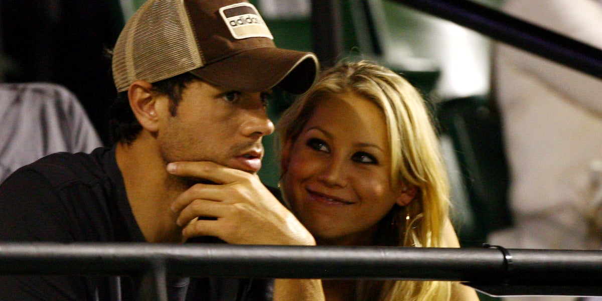 Enrique Iglesias y Anna Kournikova