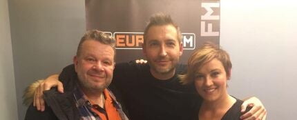 Alberto Chicote, Frank Blanco y Cristina Pardo en Europa FM