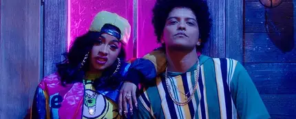 Cardi B y Bruno Mars en el vídeo 'Finesse' Cardi B y Bruno Mars en el vídeo 'Finesse'