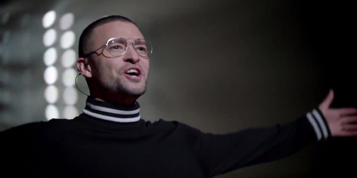 Justin Timberlake en el videoclip de 'Filthy'