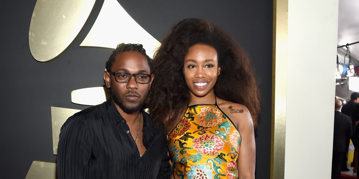 Kendrick Lamar y SZA en los Grammy 2016