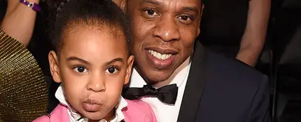 Blue Ivy con su padre Jay-Z Blue Ivy con su padre Jay-Z