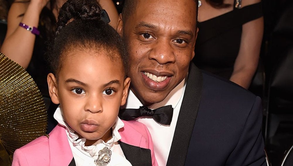 Blue Ivy con su padre Jay-Z