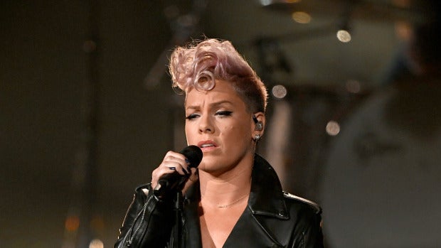 Pink durante un concierto