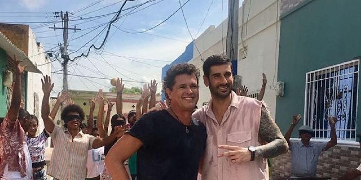 Carlos Vives y Melendi en Santa Marta, en Colombia