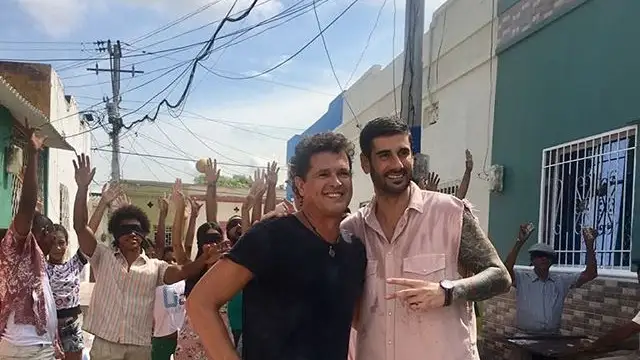 Carlos Vives y Melendi en Santa Marta, en Colombia