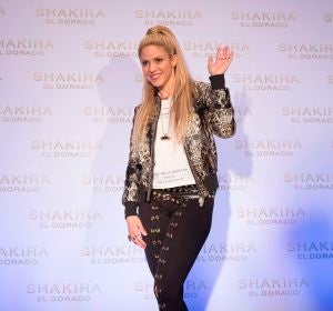 Shakira durante un acto promocional Shakira durante un acto promocional