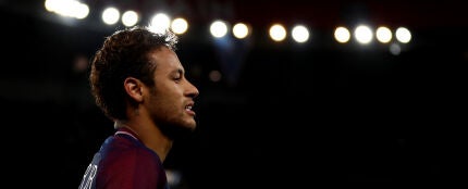 Neymar, en un partido del PSG