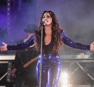 Demi Lovato durante un concierto en Miami, Florida Demi Lovato durante un concierto en Miami, Florida