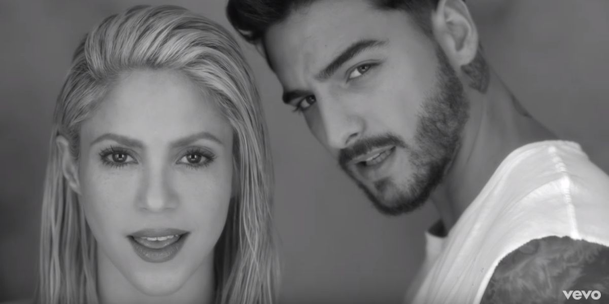 Shakira y Maluma en el vídeo de 'Trap'