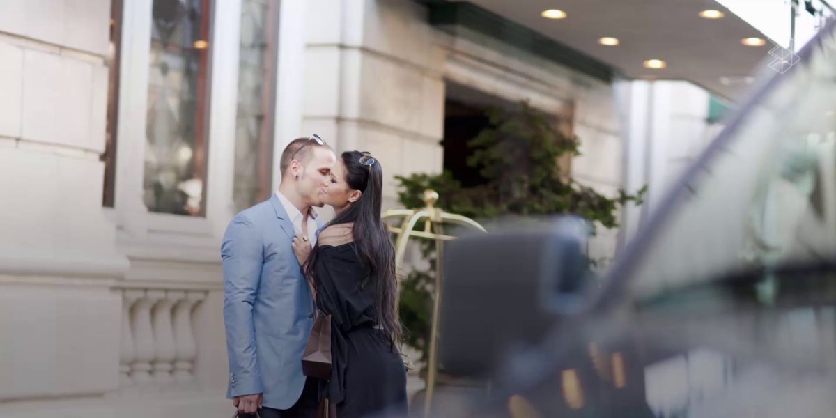 Pareja siendo infiel