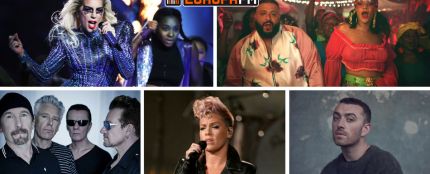 Lady Gaga, DJ Khaled, Rihanna, U2, Pink y Sam Smith, algunas de las actuaciones de los Grammy 2018