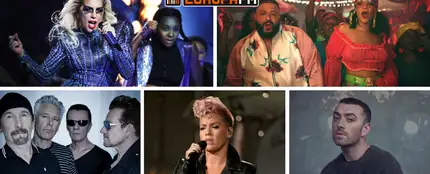 Lady Gaga, DJ Khaled, Rihanna, U2, Pink y Sam Smith, algunas de las actuaciones de los Grammy 2018 Lady Gaga, DJ Khaled, Rihanna, U2, Pink y Sam Smith, algunas de las actuaciones de los Grammy 2018