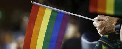 Una bandera del Orgullo LGTBI, en una foto de archivo. Una bandera del Orgullo LGTBI, en una foto de archivo.