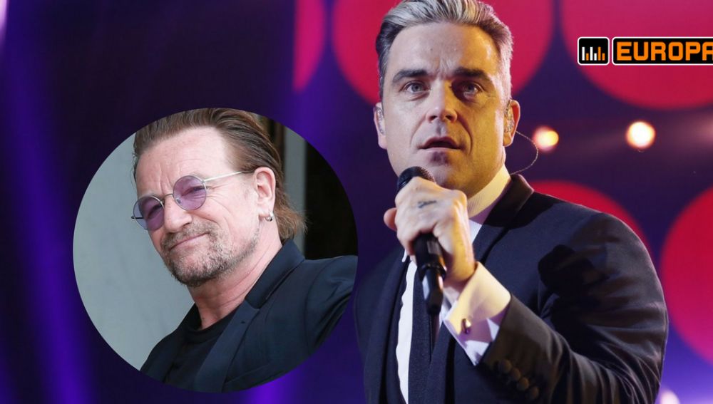 Robbie Williams y Bono