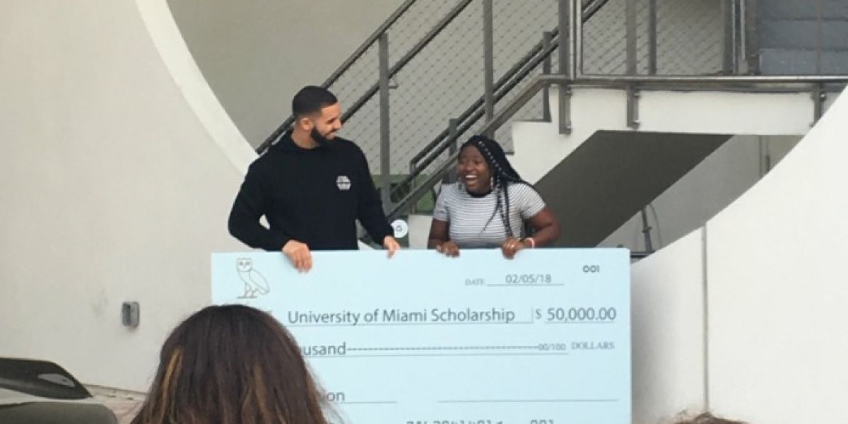 Drake en la Universidad de Miami