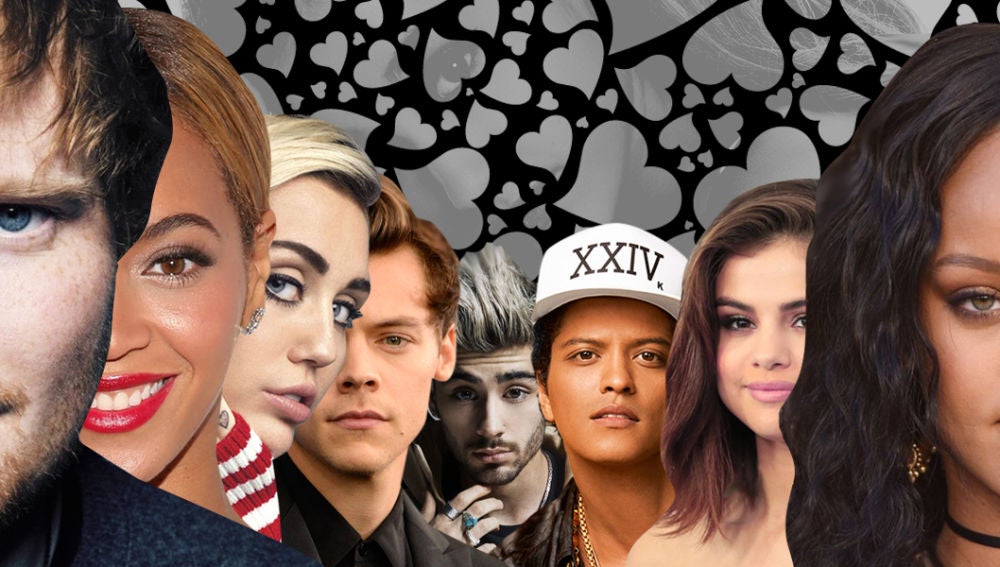 Ed Sheeran, Beyoncé, Rihanna o Selena Gomez son imprescindibles para tu playlist de San Valentín