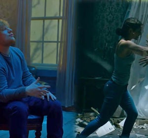 Ed Sheeran y Eminem en el videoclip de 'River' Ed Sheeran y Eminem en el videoclip de 'River'