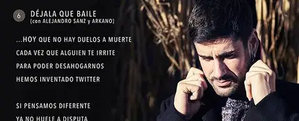 Melendi lanza 'Déjala que baile', con Alejandro Sanz y Arkano Melendi lanza 'Déjala que baile', con Alejandro Sanz y Arkano