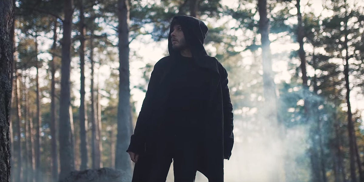 Blas Cantó en el vídeo de 'Él No Soy Yo'
