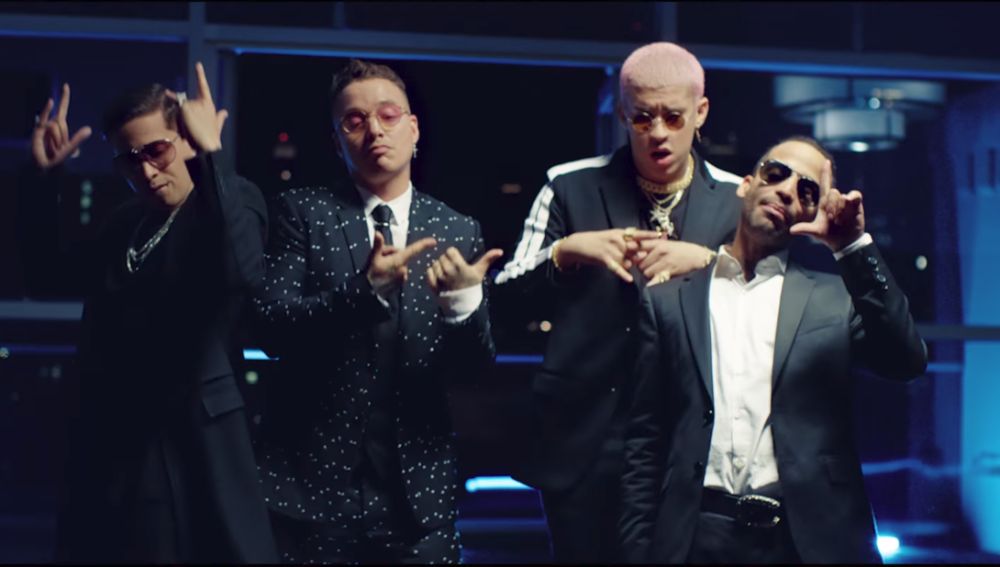 J Balvin, Bad Bunny, Arcangel y De La Ghetto presentan el vídeo de 'Dime'