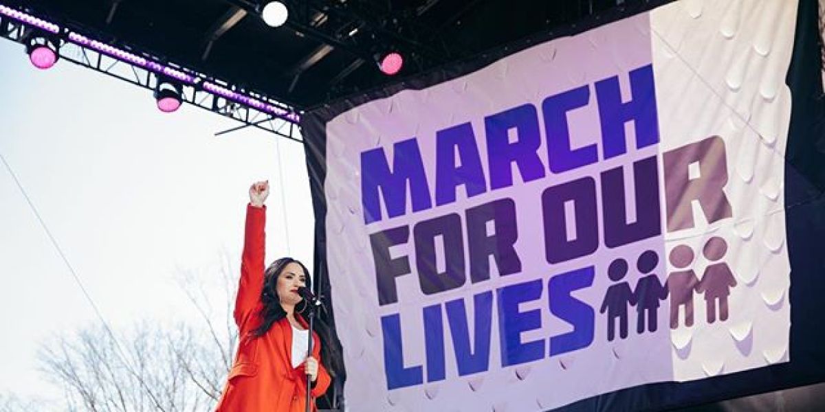 Demi Lovato en la March For Our Lives