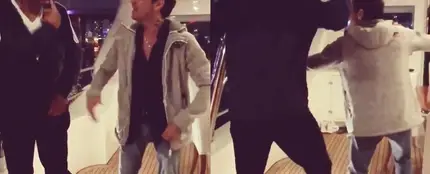 Will Smith y Marc Anthony bailan salsa Will Smith y Marc Anthony bailan salsa