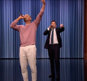 Will Smith con Jimmy Fallon Will Smith con Jimmy Fallon