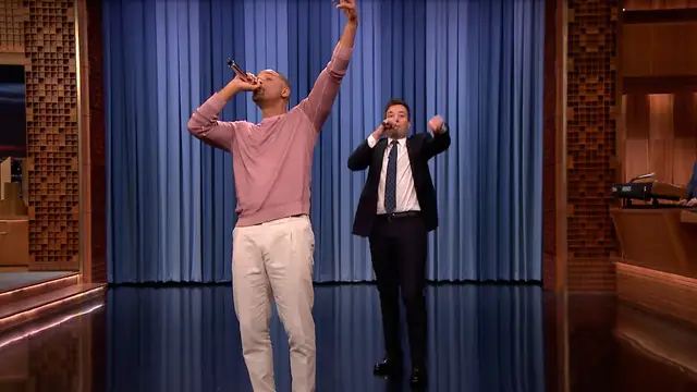 Will Smith con Jimmy Fallon